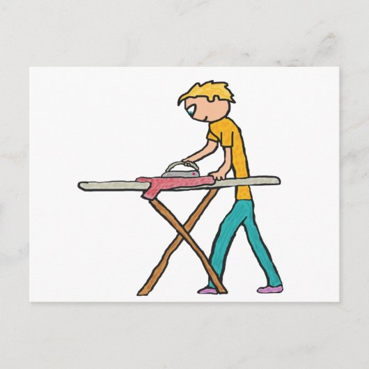 Ironing Briefkaart (Voorkant)