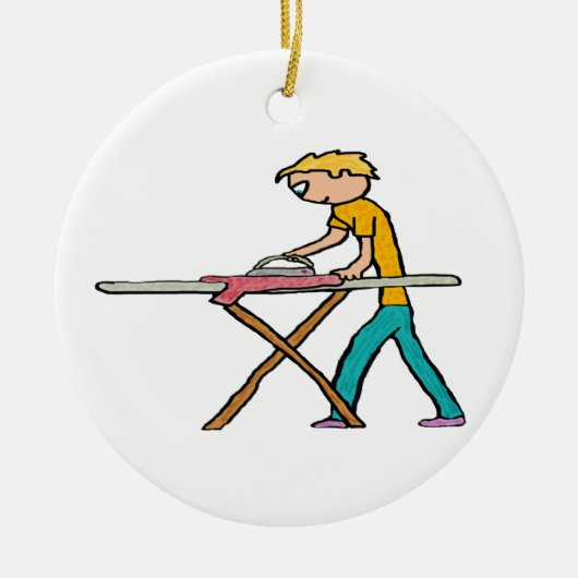 Ironing Keramisch Ornament (Voorkant)