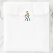 Ironing Ronde Sticker (Tas)