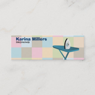 Ironing Service Skinny-Visitekaartjes Mini Visitekaartje