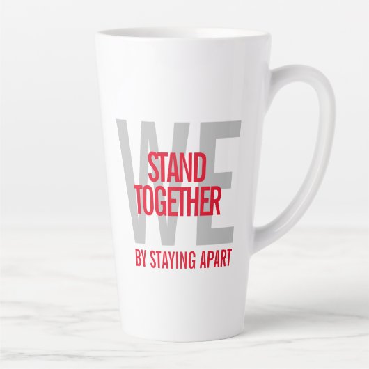 Ironisch genoeg blijven we samen uit elkaar latte mok (Rechts)