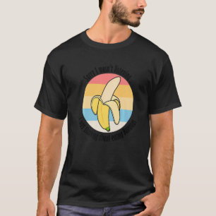 Ironisch Gezegde dat nadenkt over banaanvruchten T-shirt