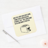 Ironische Christelijke redding sticker (Envelop)