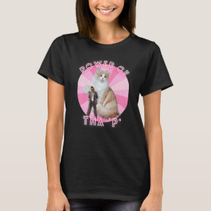 Ironische kat meme Hip hop Streetwear Kracht van T T-shirt