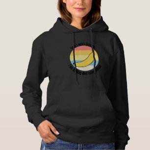 Ironische Uitspraak Eet Bananen Schattige Exotisch Hoodie