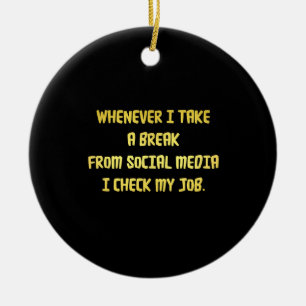Ironische Werkprioriteiten Keramisch Ornament