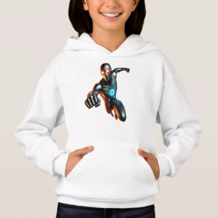 Ironman Futuristic City Rush Hoodie - Neon Hero