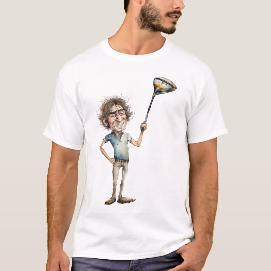 Ironman Golfer - Golf T-shirt (Voorkant)