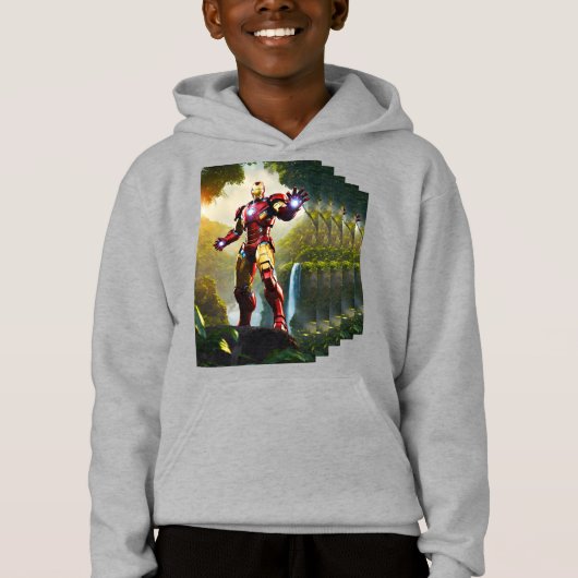 Ironman Printed Kid's Premium Sweatshirt (Devant)
