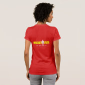 IRONMAN T-shirt met datum van gebeurtenis en naam  (Achterkant volledig)