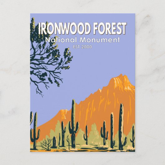 Ironwood Forest National Monument Arizona  Briefkaart (Voorkant)