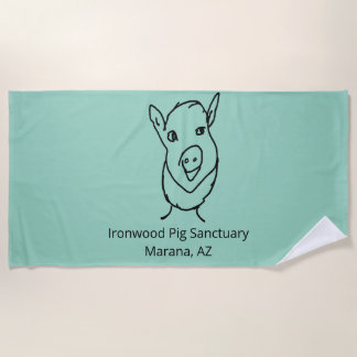 Ironwood Pig Sanctuary Handdoek! Strandlaken