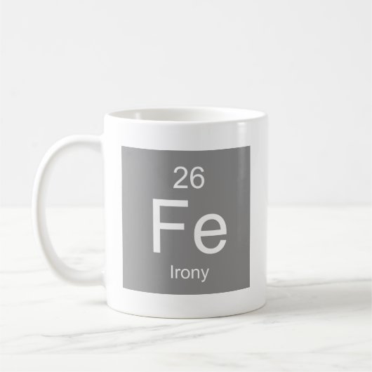 Irony Element Coffee Mok (Links)