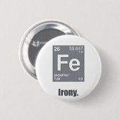Irony Ronde Button 5,7 Cm (Voorkant /achterkant)
