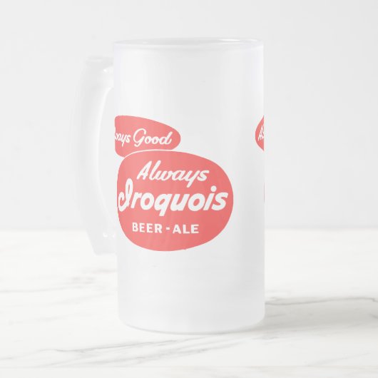 Iroquois Ale Matglas Bierpul (Voorkant links)