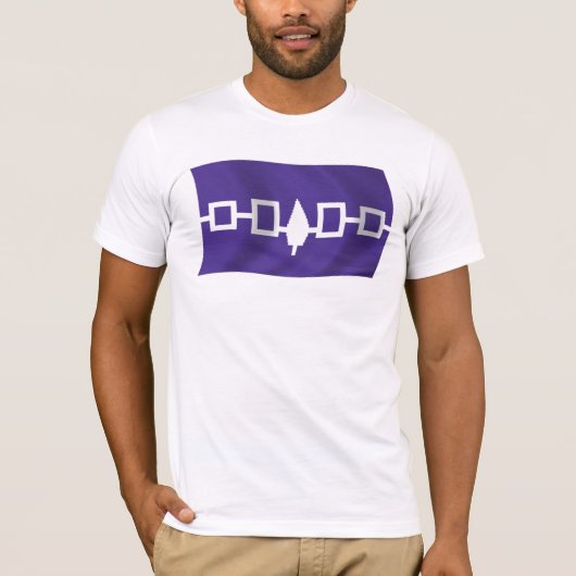 Iroquois Confederacy Flag Shirt (Voorkant)