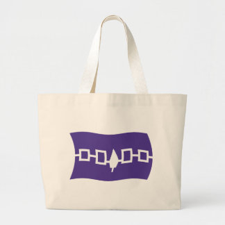 Iroquois Confederatie Vlag Boodschappentas Grote Tote Bag