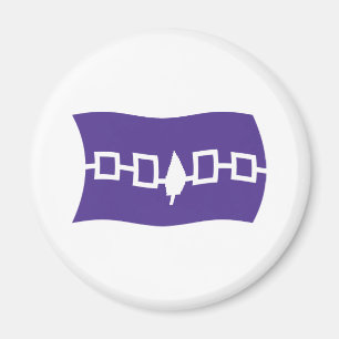 Iroquois Confederatie Vlagmagneet Magneet