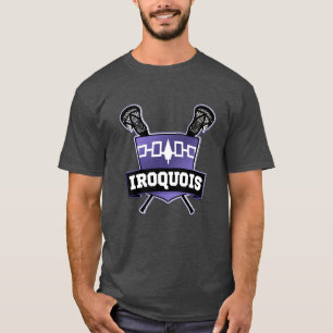 Iroquois Flag Lacrosse Logo T-shirt