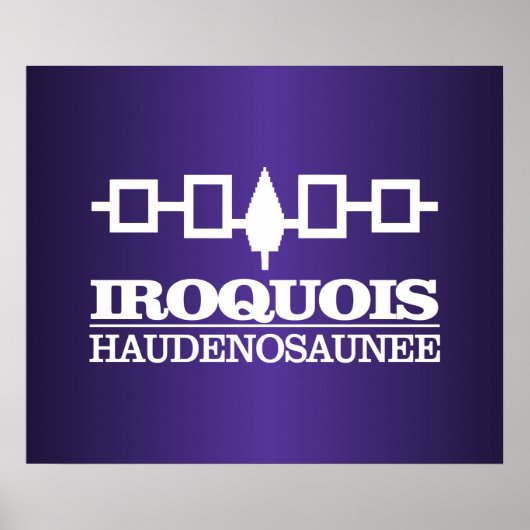 Iroquois (Haudenosaunee) Poster (Voorkant)