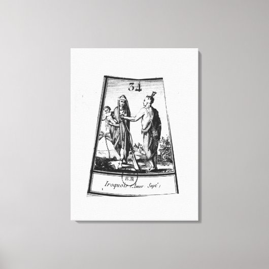 Iroquois Indians Canvas Afdruk (Voorkant)