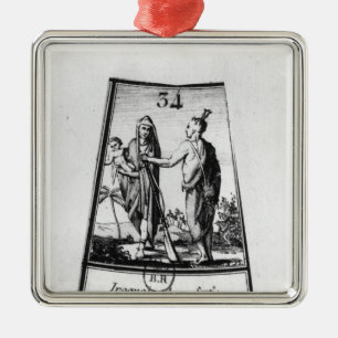 Iroquois Indians Metalen Ornament