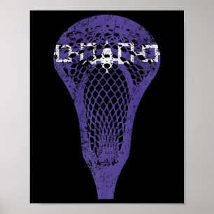 Iroquois Lacrosse Nation Vlag Lax T-shirt Premium Poster