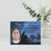 Iroquois Prayer Briefkaart (Staand voorkant)