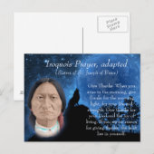 Iroquois Prayer Briefkaart (Voorkant / Achterkant)
