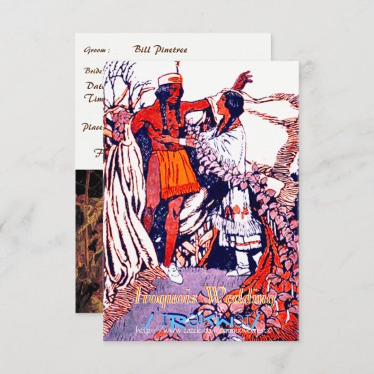 "Iroquois Wedding" (Voorkant / Achterkant)