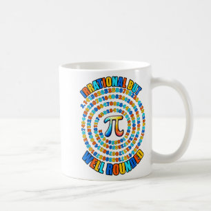 Irrationaal Maar Wel Rond 3.14 Pi Nummer Symbool M Koffiemok