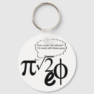 Irrationele Boedissen Sleutelhanger