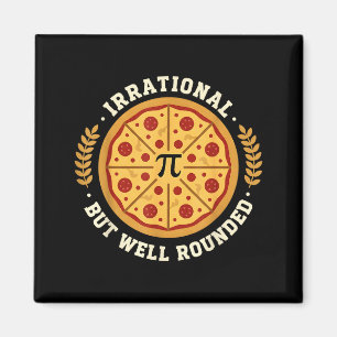 Irrationele Maar Goed Afgeronde Pizza Pi Symbool W Magneet