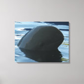 Irrawaddy Dolphin Peek-A-Boo Canvas Afdruk (Voorkant)