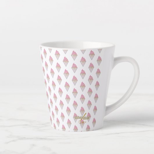Irrésistible crème glacée Latte Mug par Adiela Ako (Droite)