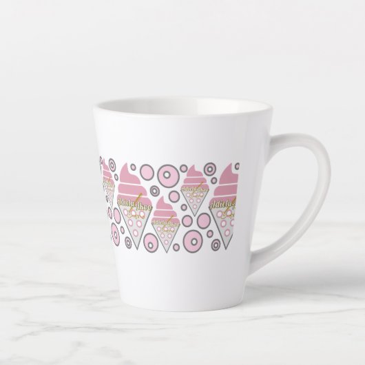 Irrésistible crème glacée Latte Mug par Adiela Ako (Droite)