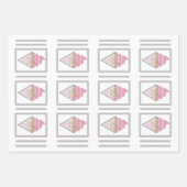 Irrésistible papier d'enveloppement de crème glacé (Devant)