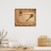 Irrésistiblement Bonne affiche de vin rouge! (Cuisine)