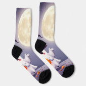 Irresistibly Ghost Socks – Magical Halloween Glow  Sokken (Rechts)