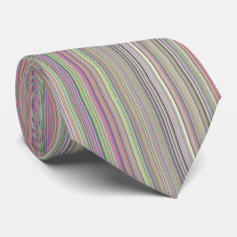 Irridicant licht Verticaal Multicolored Stripes Stropdas