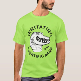 Irritator Trollface (tekst) T-shirt