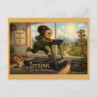 Irrsinn auf der Bremsspur Briefkaart