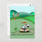 IRS Auditor in a Golf Sand Trap Briefkaart (Voorkant / Achterkant)