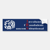 IRS-bumpersticker Bumpersticker (Voorkant)