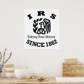 IRS - Interne dienst Inkomsten Poster (Keuken)