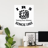 IRS - Interne dienst Inkomsten Poster (Thuiskantoor)