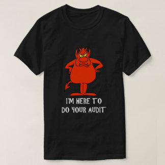 IRS Joke Taxday Humor Humoureuze Devil Audit Funny T-shirt