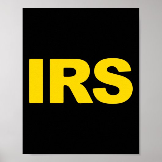 Irs Special Agent Long Sleeve Poster (Voorkant)
