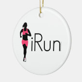 iRun Keramisch Ornament (Links)