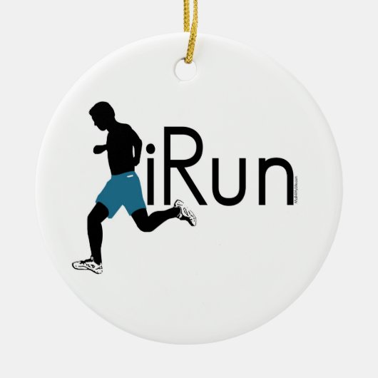 iRun Keramisch Ornament (Voorkant)